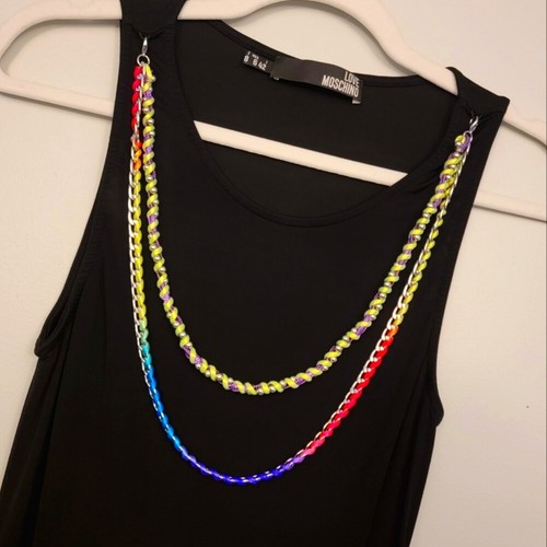 Love Moschino Abito Collana Arcobaleno