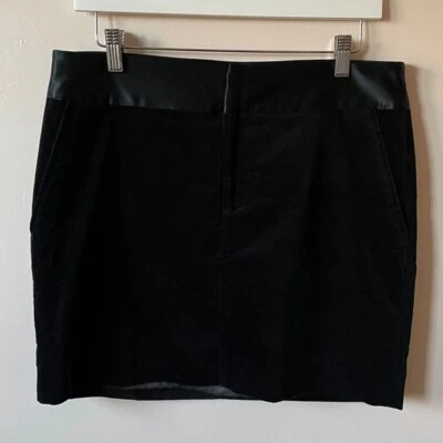 Minifalda lápiz Anthropologie Martin + Osa terciopelo y satén talla 8 Foto 1 de 4