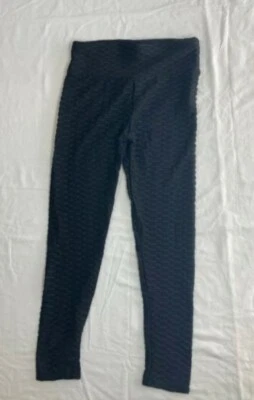 Leggings para mujer grandes negros botín levantamiento formas geométricas Foto 1 de 2