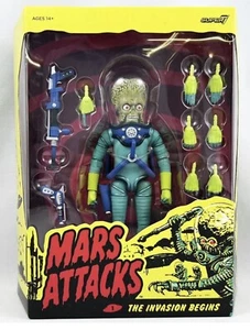 Mars Attacks Super7 Ultimates Martian Invasion Begins Figure NEW! - Picture 1 of 2