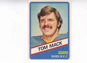 1976 Wonder Bread Football #10 Tom Mack Los Angeles Rams NM-MT - Picture 1 of 1