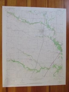 Justin Texas 1969 Original Vintage USGS Mapa Topo - Imagen 1 de 1