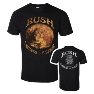 Rush T-Shirt Caress of Steel Official Black New - Picture 1 of 5