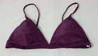Shekini Women's Solid Color Triangle Bikini Top Bh6 Purple Size: Xl Nwt