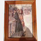 Coca-Cola Vintage Framed Print 1994 From The Realm Of Fancy To Reality