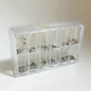 Watchmakers Watch Case Movement Support Clamps Tabs & Screws Steel Parts SetW4 - Picture 1 of 10