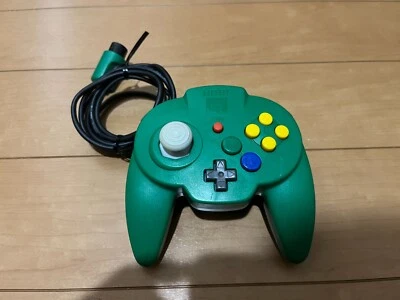 Nintendo 64 Controller Hori Pad mini Green Color HN6-12 - Image 1 of 4