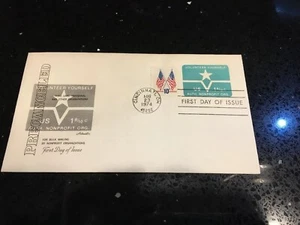 1974 First Day Cover Volunteer Yourself Small Envelope - Picture 1 of 5