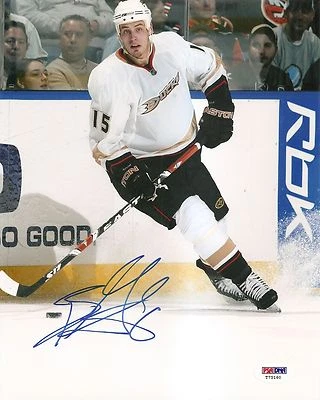 FOTO 8x10 firmada por Ryan Getzlaf Ducks certificado de autenticidad PSA/ADN Foto 1 de 2