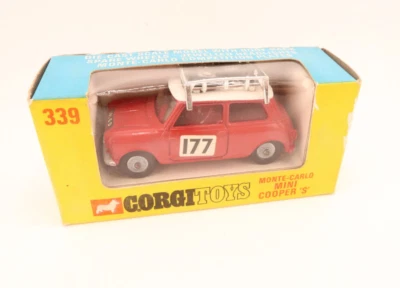 CORGI TOYS 339 * MONTE CARLO MINI-COOPER  ' S '  * 1:43  * OVP * 1969 - Bild 1 von 4