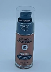 Revlon ColorStay 24 HR Foundation #355 MANDEL Mischhaut/fettige Haut LSF 15 - Bild 1 von 4