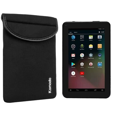 Neoprene Tablet Case for 6" Inch Devices Padded Soft Cover Sock Protection - Image 1 of 4