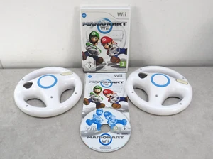 Mario Kart Wii (Nintendo, 2008) With 2 OEM Wheels - Picture 1 of 7