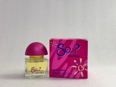 So...? DESEABLE eau de toilette spray para mujer .67 fl oz Foto 1 de 4
