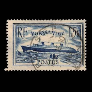 France, Scott 300, SS Normandie, 1935, used, 107879 - Picture 1 of 2