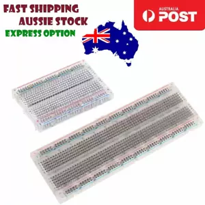 Mini Breadboard 400 830 Holes Transparent Clear Bread Board Prototyping - Bild 1 von 7