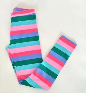Crewcuts Girls Pastel Rainbow Striped Leggings SIZE 2-16 GIRLS NWOT - Picture 1 of 4
