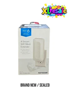 Netgear AX1600 WiFi 6 Mesh Range Extender & Signal Booster (EAX11-100NAS) -[LN]™ - Picture 1 of 7