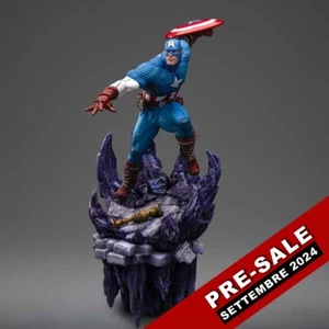 INFINITY GAUNTLET CAPTAIN AMERICA IRON STUDIOS - 1/10 DELUXE STATUE MARVEL - Foto 1 di 11