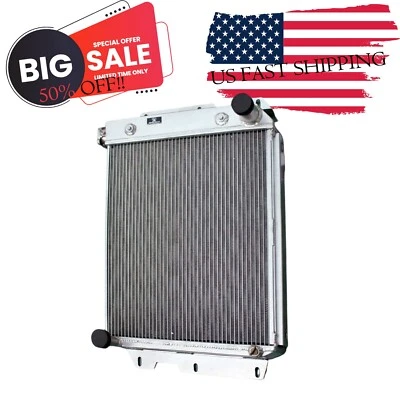 Fit Jeep Wrangler TJ YJ com Chevy V8 SWAP conversão 1987-2006 radiador de alumínio - Imagem 1 de 4