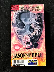 Vintage 1993 Jason Goes To Hell The Final Friday VHS Movie Collector Edition - Foto 1 di 2