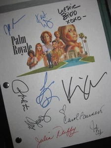 Palm Royale Signed Pilot TV Script x10 Kristen Wiig Ricky Martin Carol Burnett R - Picture 1 of 1