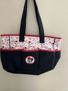 Disney Baby - Mickey Mouse -Baby Diaper Bag - Girls/Boys - Black & Red - Picture 1 of 7