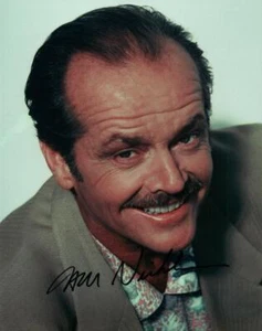 Foto firmada por Jack Nicholson de 8x10 con certificado de autenticidad foto autografiada muy bonita - Imagen 1 de 1