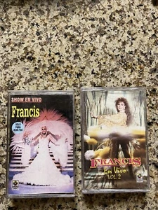 Francis En Vivo Show Para Adultos Vol . 1 & 2 Vintage  Extremely Rare Cassettes - Picture 1 of 4