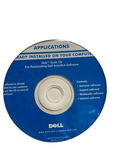 Vintage Dell tools CD dell installed software CD rom