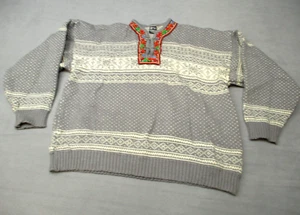WOMENS SKJAEVELAND TELEMARK STYLE OF NORWAY PURE NEW WOOL SWEATER JUMPER SIZE*XL - Bild 1 von 9