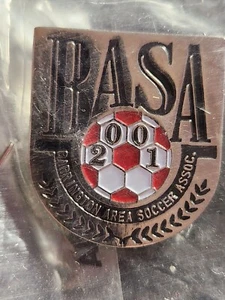 BASA 2001 Barrington Area Soccer Association Pin - 1 Inch - NEW - Picture 1 of 4