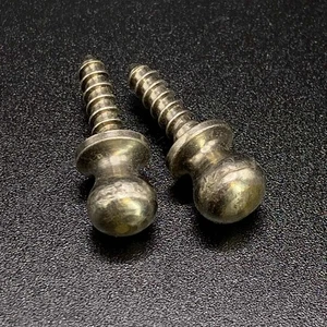 Akkordeon Faltenbalg Riemen Knopf Schraube Endstift (1/2" Schraube) Hohner Corona 2er Set - Bild 1 von 1
