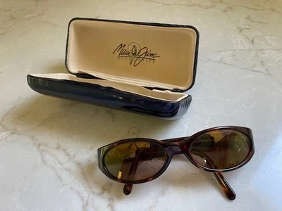 Maui Jim Sunglasses Malia MJ-125-10 Polarized Lenses Tortoise Shell Frames Italy - Image 1 of 4