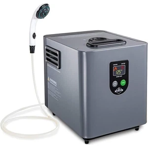 Portable Propane Water Heater & Shower Pump Compact Outdoor Cleaning Showering - Picture 1 of 10
