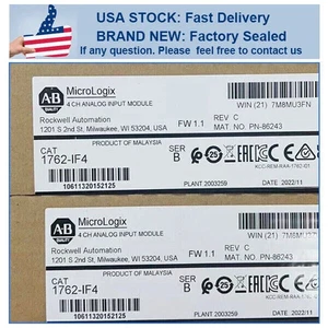New Sealed AB 1762-IF4 MicroLogix Analog Input Module Free Shipping - Picture 1 of 5