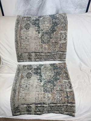 Pottery Barn Zayden Printed Velvet Pillow Cover  - Set Of 2 Covers - 22x22 - Image 1 of 4