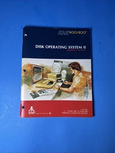 1981 Atari 400/800 Disk Operating System II Reference Manual - Picture 1 of 9