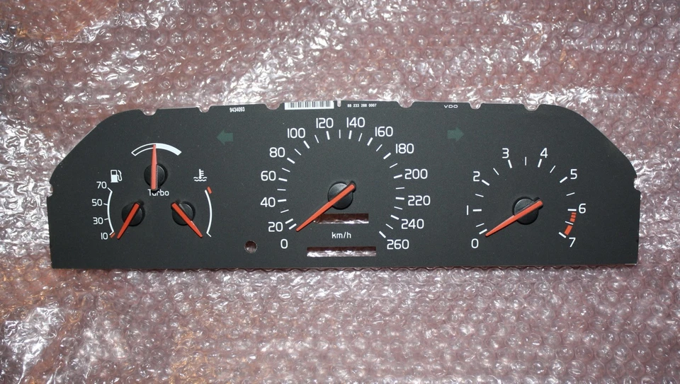 Indicador de instrumento original Volvo 850 Turbo -1995 VDO Km/h gauge NOS Foto 1 de 3