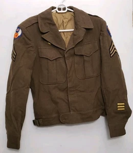 WW2 US Army Air Force USAAF Uniform Eisenhower Ike Jacket Pants Shirts Cap Belts - Picture 1 of 24