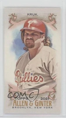 2021 Topps Allen & Ginter's Mini Short Print John Kruk #306 - Image 1 of 2