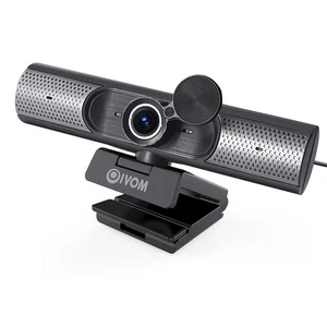 Webcam mit Mikrofon und Lautsprecher, 1080P Webkamera für Desktop Computer Lap... - Bild 1 von 8