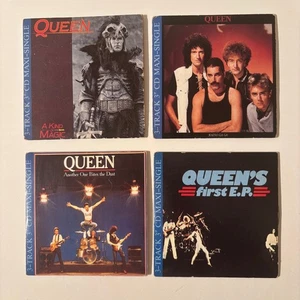 QUEEN - SET OF FOUR 3” MINI CDS/COMPACT DISCS - Picture 1 of 3