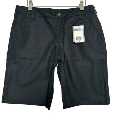 Carhartt Women's Size 10 Original Fit Black Work Utility Shorts NEW - Image 1 of 4