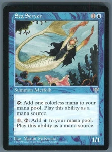Magic the Gathering MTG Mirage Sea Scryer # - Picture 1 of 2