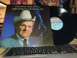 Ralph Stanley & The Clinch Mountain Boys Lp Lonesome And Blue REB-1647 1986 - Picture 1 of 2