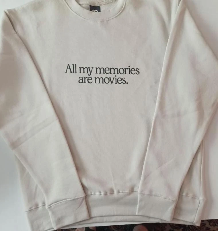 SUDADERA PROMO OFICIAL JAY KELLY 2025 NUEVA GRANDE TODOS MIS RECUERDOS SON PELÍCULAS Foto 1 de 1