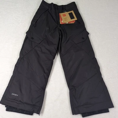 Ripzone RPZN Strobe Snow Pants Boys Youth Small Ski Snowboard Black Wide Leg - Image 1 of 4