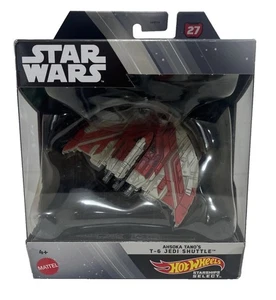 Hot Wheels Star Wars Starships Select AHSOKA T-6 JEDI SHUTTLE #27 HHR14 NEW - Picture 1 of 3