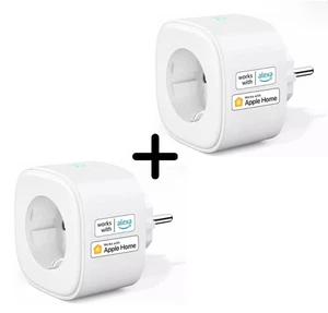 2x Meross MSS210HK Smarte WLAN Steckdose WiFi Plug Smart Home Apple Alexa Google - Bild 1 von 4